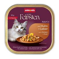 ANIMONDA Vom Feinsten Adult in Sauce Chicken and liver - wet cat food - 85g
