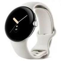 Google Pixel Watch LTE 41 mm srebrny, pasek kredowy / Smartwatch / Pasek sportowy / LTE