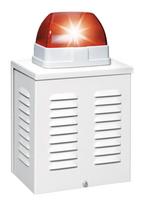 ABUS SG1650 siren Wired siren White