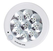 LED lubinis ir sieninis šviestuvas su PIR judesio jutikliu, 8W, 1300 lm, 21 cm