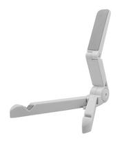 Sulankstomas universalus planšetinio kompiuterio stovas 7-10", baltas