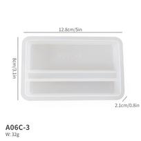 Cell Phone Stand Holder Silicone Epoxy Resin Casting Mold for DIY Mobile Phone Pad Bracket Home Office Decor white