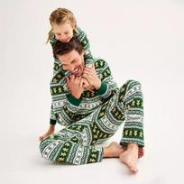 2024 Gingerbread Man Print Holiday Family Matching Pajamas Infant 12