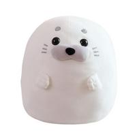 Anime Plush Toy 30cm Round Seal Pack Doll Cute Stuffed Animal Soft Toy Ideal Christmas Thanksgiving Gift balta
