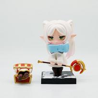 Latest Anime Frieren Action Figures Pvc Statue Desktop Ornamen Collection Statue Model Decoration Room Desk Playthings Children beige