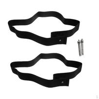 2 Pieces Black Webbing Straps Surfboard Longboard Wall Storage Keeper Surfing Accessories black