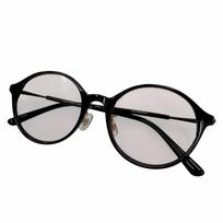 Excellent Lazy red by Kaneko optical sunglasses Boston black mens L056 Used