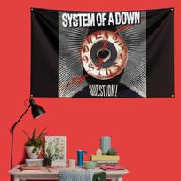 System Of A Down Inspired Rock Music Flag 3x5 Ft 90x150cm Polyester Decorative Banner Tapestry For Music Fans Bedroom Wall Decor 74x94cm(29x37in)