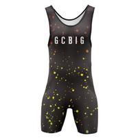 Sunkiosios atletikos vienetinis kostiumas Imtynių kostiumas Unisex Suaugusiems Vaikams Vienetinis Sporto Salės Varžybų Atletiški Drabužiai S black