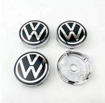 VW Polo Golf 4 5 3B7601171 4pcs Wheel Center Hub Caps 56mm 65mm For Peugeot VW GTI Scirocco Polo T5 Passat B6 Golf Tiguan Jetta T-ROC 1J0601171 cp50 gray