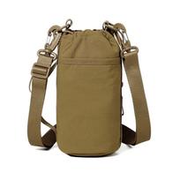 Unisex Crossbody Water Bottle & Phone Bag - Portable Outdoor Sports Storage Bag brown