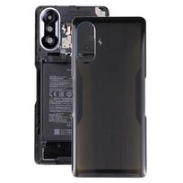 Stiklinis baterijos dangtelis, skirtas Xiaomi Redmi K40 Gaming(Juoda) juoda