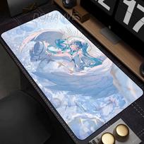 XXL Pelės kilimėlis H-hatsune Miku Pelės kilimėliai Įvairių dydžių Klaviatūros kilimėliai Stalo kilimėliai Prailgintas pelės kilimėlis Biuro žaidimų aksesuarai Pelės kilimėlis 30cm by 60cm white