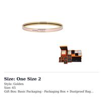 HERMES Enamel Bangles Women's Gold H240001F 1Z65 One Size 2 auksinė