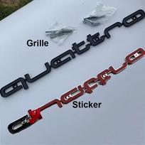 ABS Automobilio Priekinės Grotelės Emblema Audi Quattro Logotipui RS6 RS7 A6 A3 A4 A5 A7 A8 Q3 Q5 Q7 RS3 RS4 RS5 Ženklelis Išorės Aksesuarai Sticker