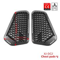Black Full CE Level 2 Motorcycle Armor, Back Pad, Shoulder and Elbow Protection Set for Motorcycle Jacket Replacement Chest 2pcs