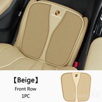 Skirta Porsche Cayenne Panamera Macan 911 718 Taycan Boxster Cayman Automobilio Sėdynės Pagalvėlė 3D Oro Tinklelis Neslystantis Sėdynės Raštas Lipdukas beige