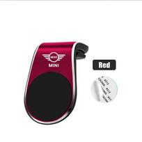 Magnetinis automobilio telefono laikiklis Metalinis stovas Priedai Mini Cooper One JCW R52 R53 R55 R50 R58 R59 R60 R61 F54 F55 F56 Countryman raudona