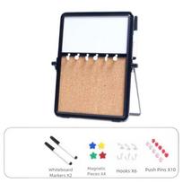 Pakabinama/Laisvai pastatoma kamštinė žinučių lenta Besisukantis stovas Minkšto kamštinio baltos lentos Namams Style 123*31cm