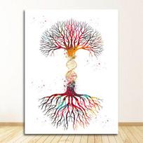 Medicininė akvarelė Žmogaus figūra Žmogaus anatomija Raumenų sistemos ugdymas Biuras Paveikslėlių plakatai Drobė Tapyba Meno spauda Tapyba 60x90cm No Frame