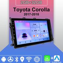 Android Carplay automobilio radijas, skirtas Toyota Corolla 2017-2018 daugialypės terpės grotuvo galvos blokas stereo GPS navigacija BT WIFI 2+32GB 2+32GB