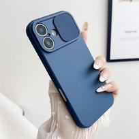 Slenkiojantis kameros objektyvo apsauginis dėklas iPhone 16 15 14 Plus 13 12 11 Pro X XS XR Max 8 7, atsparus smūgiams buferis, minkštas silikoninis dangtelis For iPhone 15 Pro