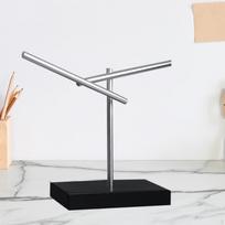 Chaotiškas švytuoklis nuolatinio judėjimo mašina namų dekoras klasikinis fizinis modelis ornamentas Style B gray