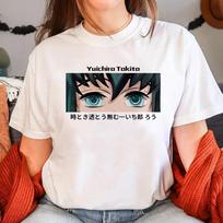 Muichiro Tokito Tshirt Women Harajuku Summer Manga T-shirts Female Manga Japanese Anime Clothes y2k top S