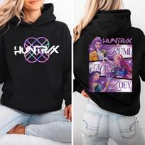 Anime Kpop Demon Hunters Mira Rumi Zoey Printed Hoodies Women Men Autumn Winter Casual Long Sleeve Pullover Sweatshirts 3XL white