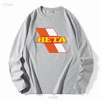 Beta Motorcycle Enduro RR Retro Italijos MX Trial Marškinėliai Stiliaus ilgomis arba trumpomis rankovėmis vintažiniai skalbti gatvės drabužiai vyrams Kvėpuojantys L white