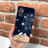 Cartoon Snoopy Dog Phone Case for Samsung A15 A25 A35 A55 A14 A12 A22 A32 A52 A11 A21 A31 A51 A05 A24 A34 A54 A13 23 A33 A53 Samsung A22 5G brown