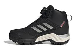 adidas Terrex Žieminiai Mid Boa Žygio K Kvėpuojantys Aukšti Vaikų Lauko Batai Juodi Vaikų FU7272 28