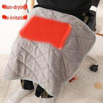 Portable USB Electric Heating Blanket, 5V Safe & Washable, Constant Temperature for Winter 80x60CM red