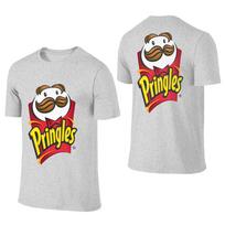 100% Medvilnės Bulvių Traškučiai Traškučiai Pringles Spausdinimo Marškinėliai Unisex Dvisienis Marškinėlis Unisex Apvaliu Kaklu Vasaros Marškinėliai Viršūnės S6xl XL gray