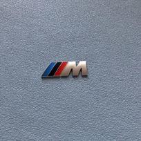 Metal Car Emblem Fender Side Rear Trunk Badge M Logo Stickers For BMW M M3 M5 M6 X3 E46 E90 F30 G20 E36 E34 G30 Auto Accessories gray