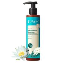 Pilgrim Mild Sulphate Free Shampoo (Argan Oil) For Dry Frizzy Hair, Men And Women, No Sulphate No Paraben, Korean Beauty Secrets (Shampoo), 200Ml blue