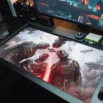 Helldivers 2 Mouse Pad Large Gaming Table Cushion Non-slip Laptop Tablet Big Mousepad XXL Mat Mini PC Playmat With Lock edge_xia 40cmx90cm(15.7x35.4inch)