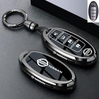 Car Shell For Nissan X-trail T33 Qashqai J12 Teana Altima Ariya 2022 2023 Key Case Cover Holder Keychain gray