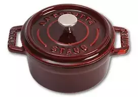 Vienos keptuvės Staub Minis 10 cm Raudona Ketaus 700 g
