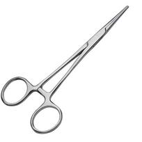 1 vnt nerūdijančio plieno pincetai adatų laikiklis naminių plaukų traukimo replės Žvejybos kabliuko ėmiklis Grožio salono taurinimo replės 12.5cm white