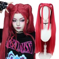 Kpop Huntrix Rumi Cosplay Perukas Helovino vakarėliui Demono aksesuaras Medžiotojų kostiumai rekvizitai karnavalinis išgalvotas persirengimas black-One Size black