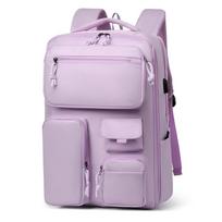Laptop Bag for Macbook Air Pro 13 16 Case Xiaomi Lenovo 14 15.6 Inch Shockproof Shoulder Bag Portable Handbag Briefcase Backpack violetinė