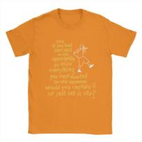 Men Eminem Lose Yourself Lyrics T Shirts Cotton Clothing Funny Short Sleeve O Neck Tees Printed T-Shirt 3XL orange