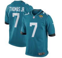 NFL Jacksonville Jaguars #7 THOMAS JR Jersey T-Shirt - MEN'S Blue XL blue
