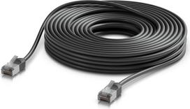 Ubiquiti lauko Cat6a F/UTP komutacinis kabelis RJ45, 15 m, juodas
