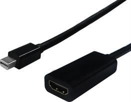 Secomp Mini DisplayPort į HDMI adapterio kabelis, Mini DP kištukas – HDMI lizdas, 0,15 m (11.55.3207)