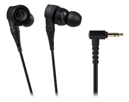 Laidinės gilaus garso ausinės, solidžios juodos spalvos, Audio-Technica ATH-CKS1100X, In-Ear ausinės, žemi dažniai, suderinamos su aukštos raiškos garsu, žemi dažniai, juoda