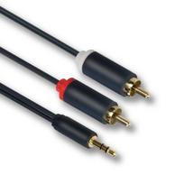 Mercodan PRO Minijack-RCA garso kabelis ULTRA, 1 m