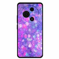 Dėklas, skirtas TCL 605, spalvingos gėlės, juodas minkštas silikonas, TPU telefono dėklas, skirtas TCL 605, apsauginis rėmelis, Funda, skirta TCL kariniam TCL 605 purple