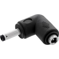 InLine® DC adapteris, 4.0 x 1.7 mm, kištukas/lizdas, kampuotas, juodas